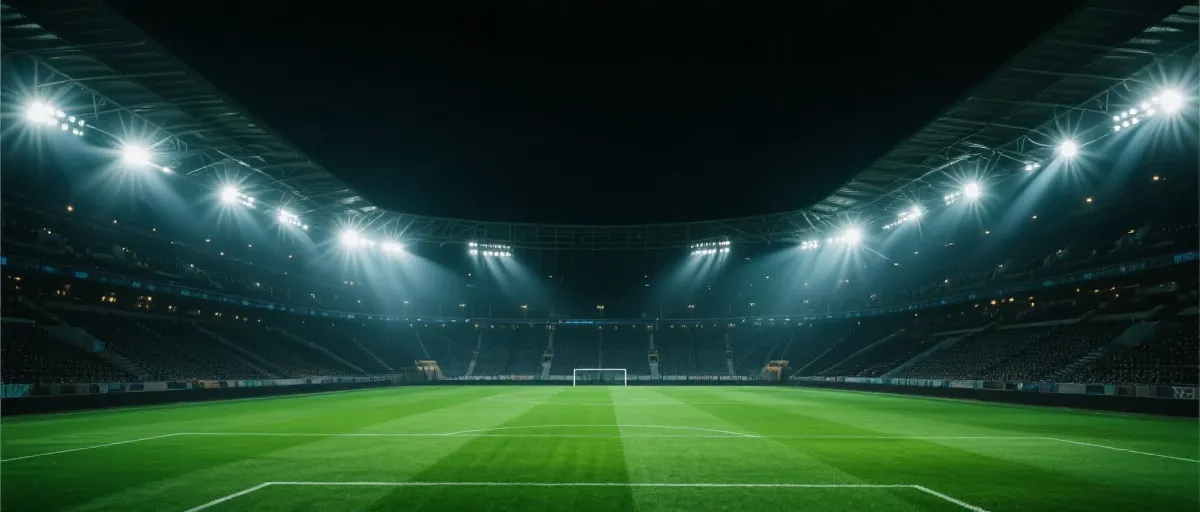 足球场夜景